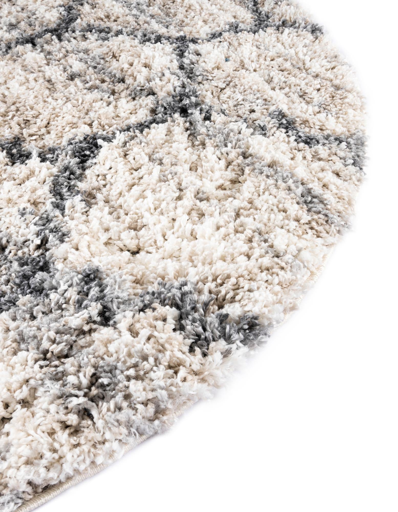 3' 3 x 3' 3 Lagom Shag Round Rug