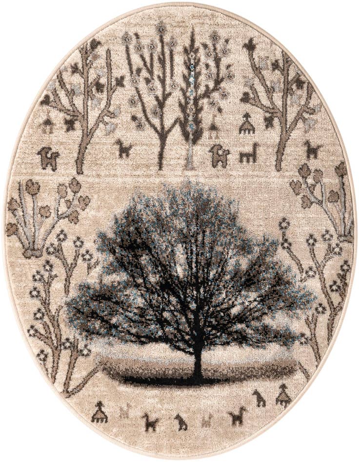 Detail image of 3' 1 x 3' 1 Laguna Round Rug