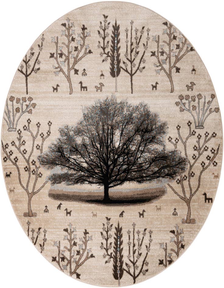 Detail image of 7' 10 x 7' 10 Laguna Round Rug