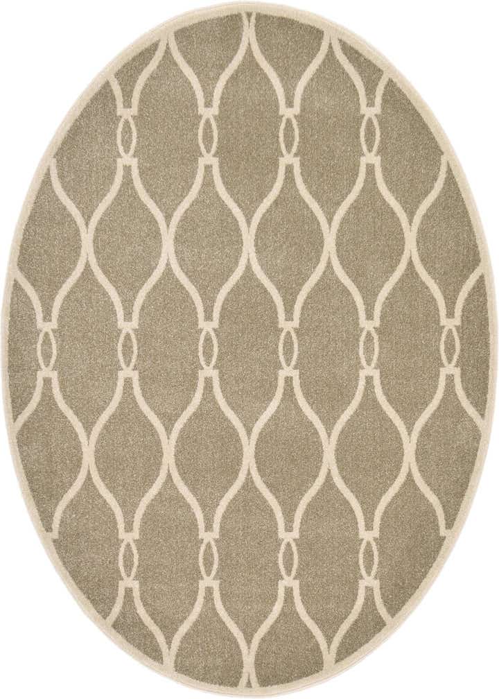 6' x 6' Lattice Round Rug
