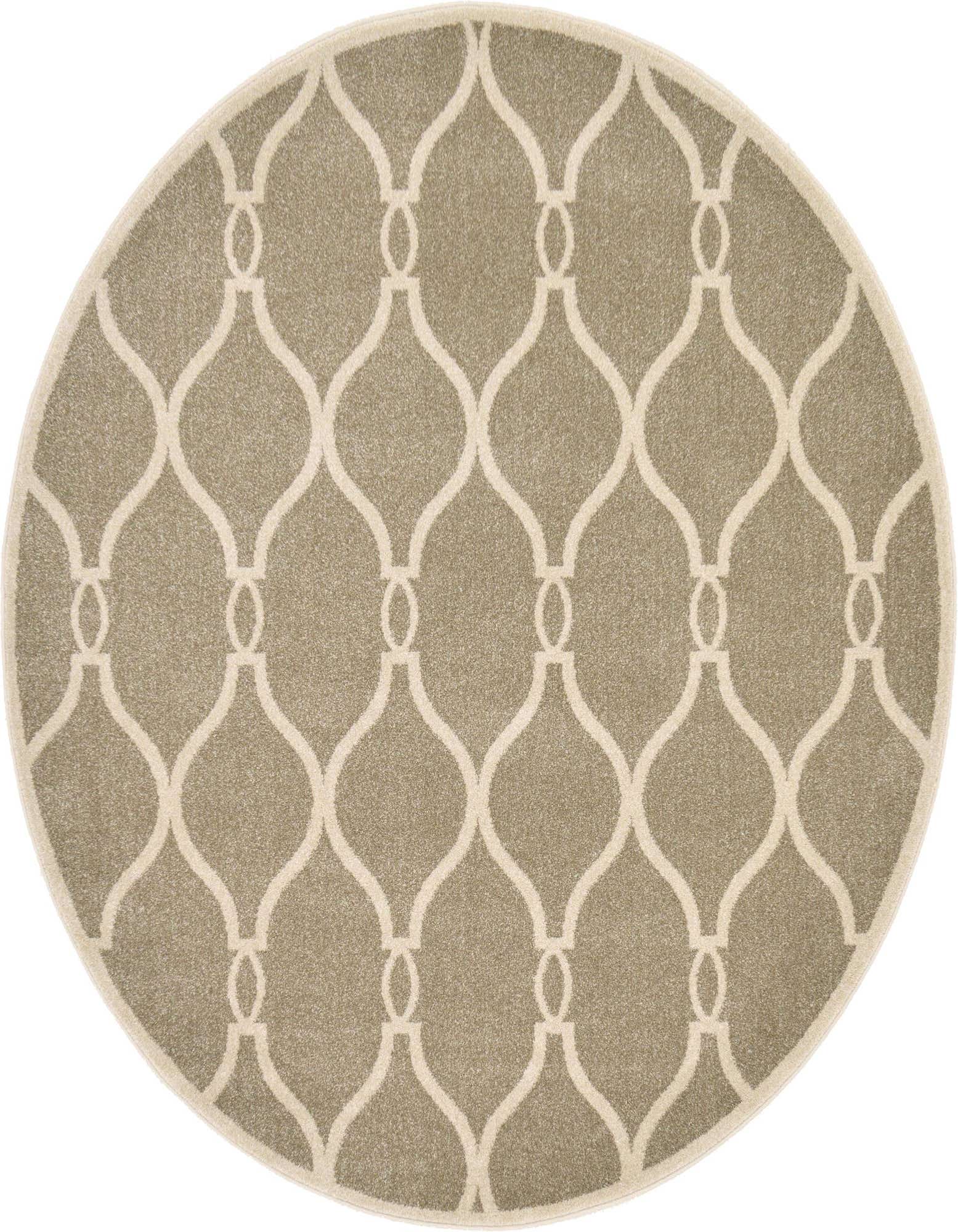 6' x 6' Lattice Round Rug