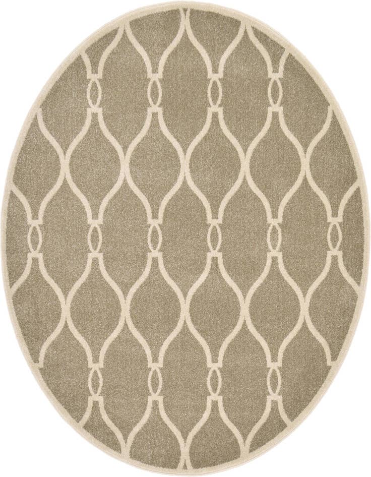 Detail image of 6' x 6' Lattice Round Rug