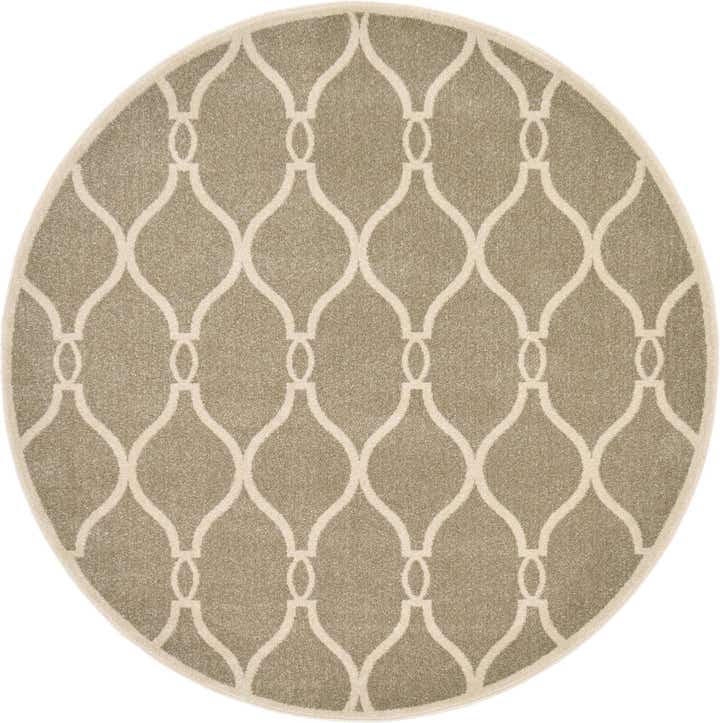6' x 6' Lattice Round Rug