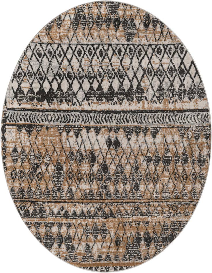 Detail image of 5' 3 x 5' 3 Leipzig Round Rug