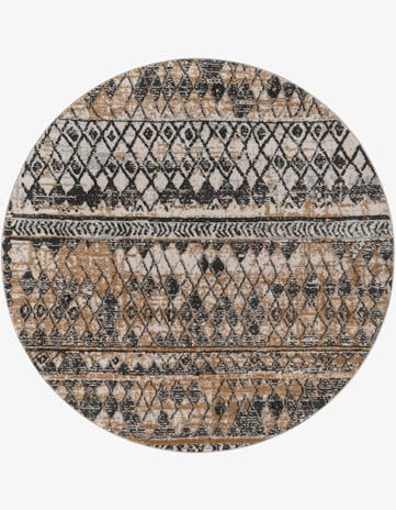 5' 3 x 5' 3 Leipzig Round Rug