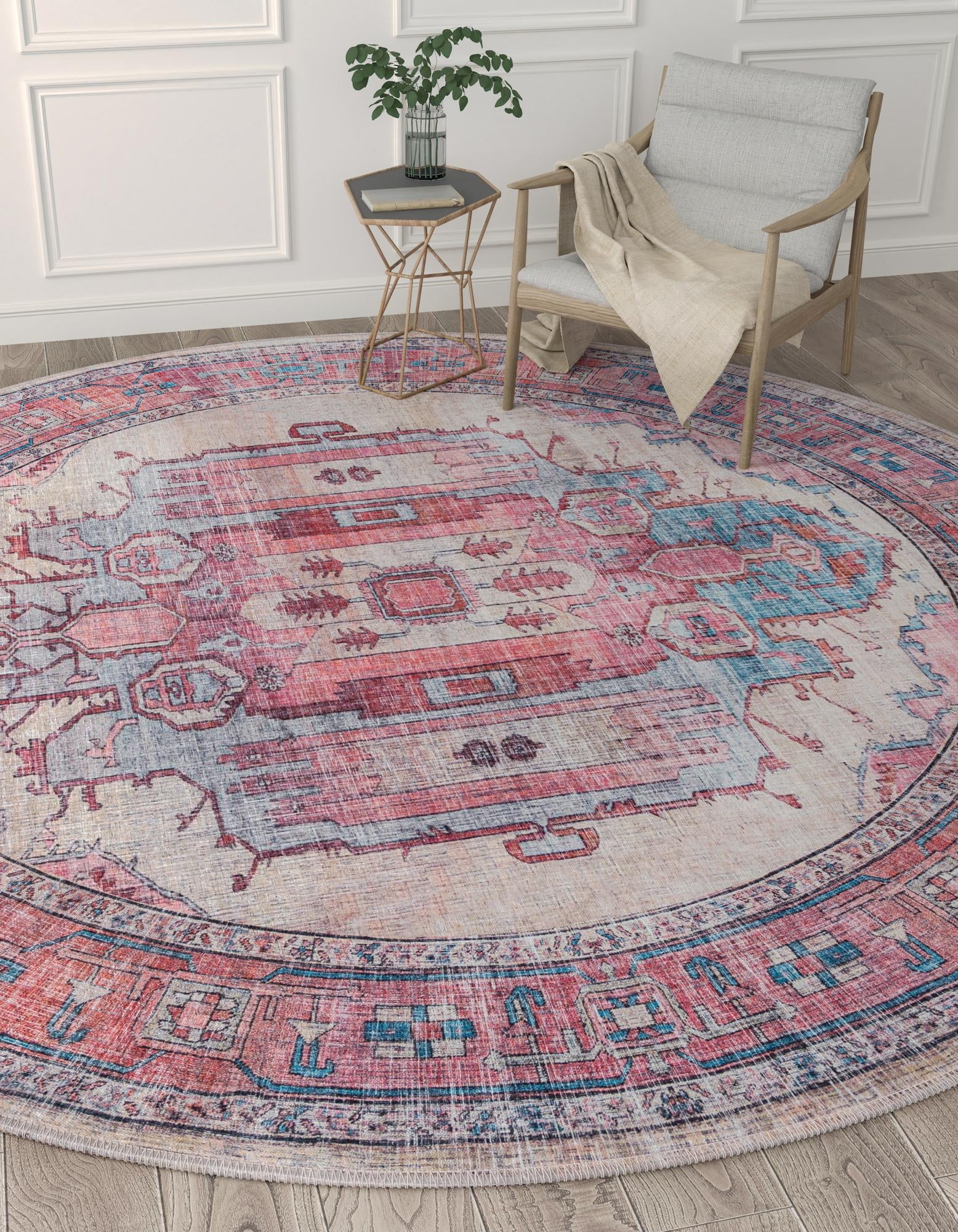 125cm x 125cm Maahru Round Rug