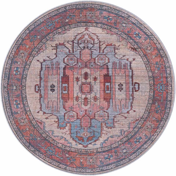125cm x 125cm Maahru Alfombra redondo