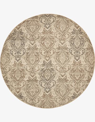 Beige Mojave Round Rug