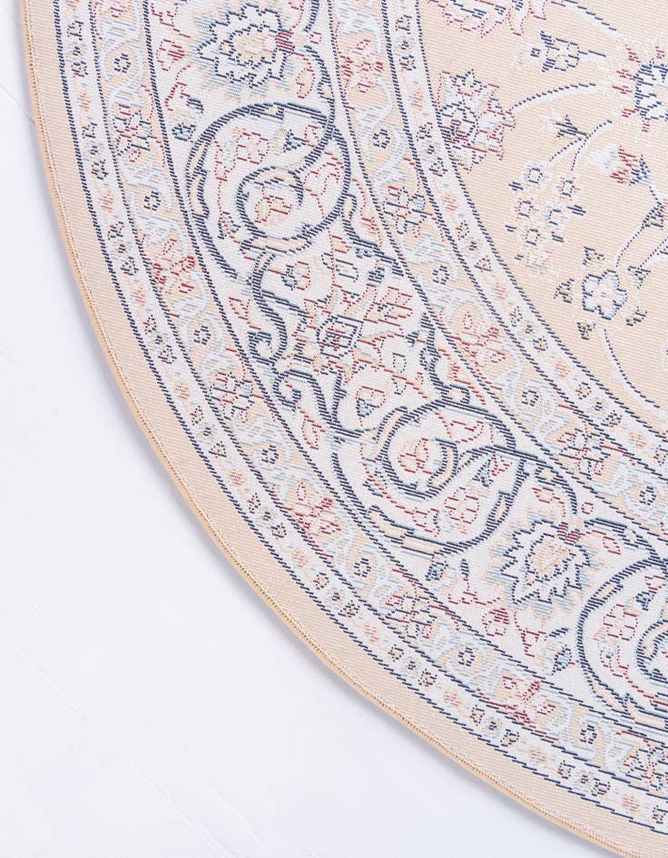 Detail image of 10' x 10' Nain Design Round Rug