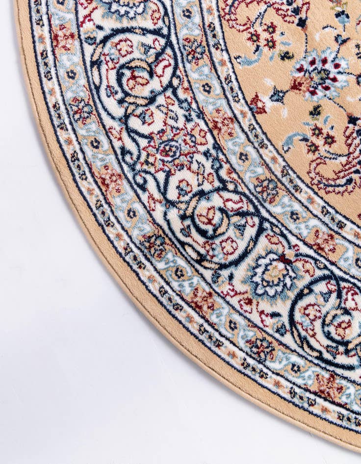 Detail image of 10' x 10' Nain Design Round Rug