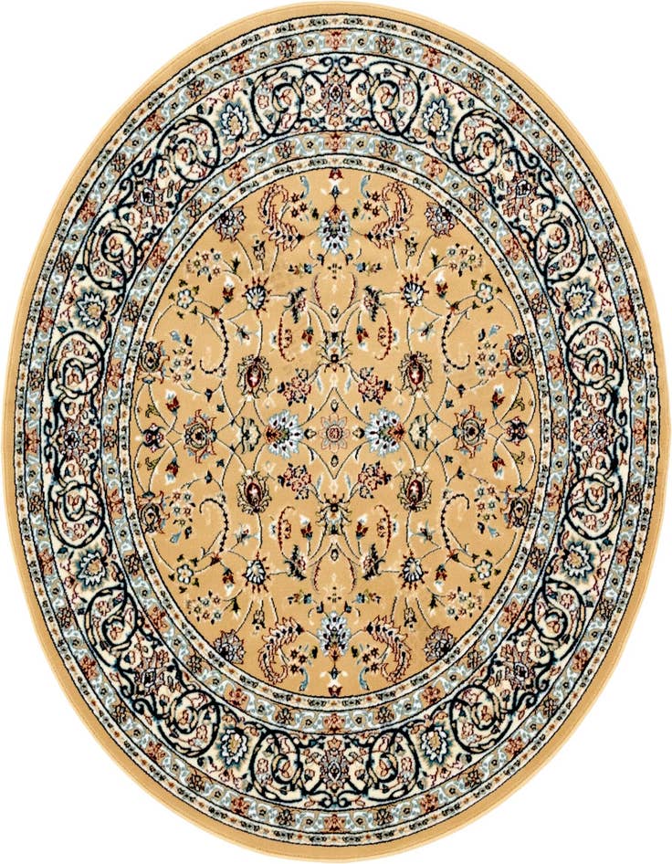 Detail image of 5' x 5' Nain Design Round Rug