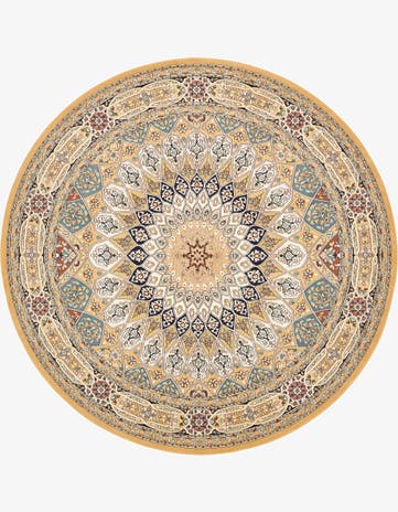 10' x 10' Nain Design Round Rug