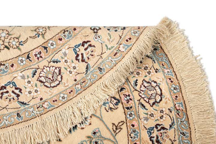 150cm x 150cm Nain Wolle Rund Teppich