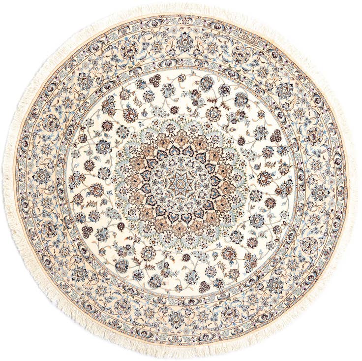 Detail image of 6' 6 x 6' 7 Nain Round Rug