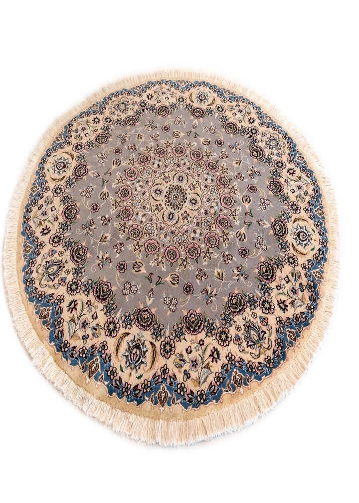 4' 11 x 4' 11 Nain Round Rug