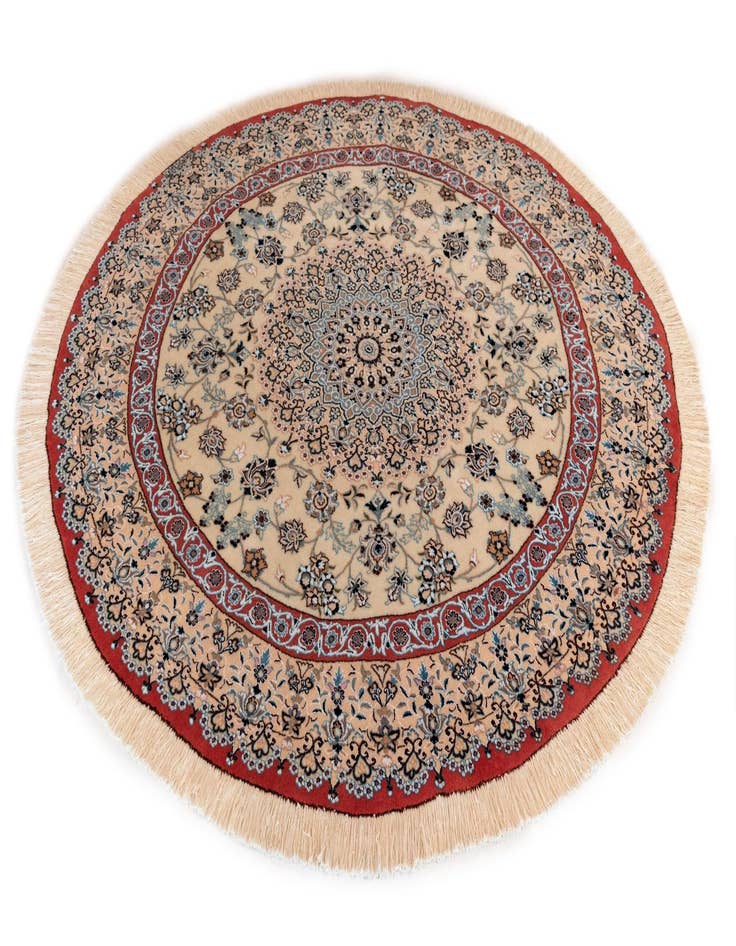 Detail image of 5' 3 x 5' 3 Nain Round Rug