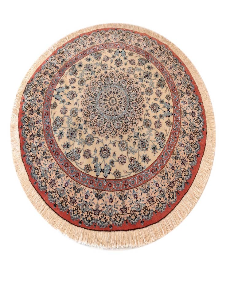 Detail image of 5' 3 x 5' 3 Nain Round Rug