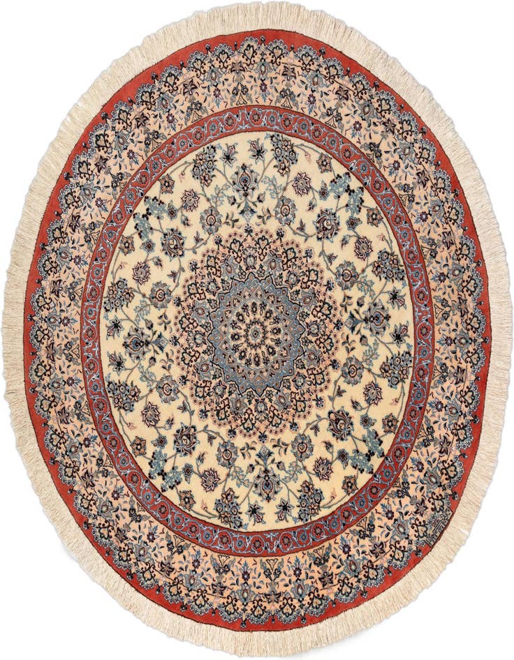 Detail image of 5' 3 x 5' 3 Nain Round Rug