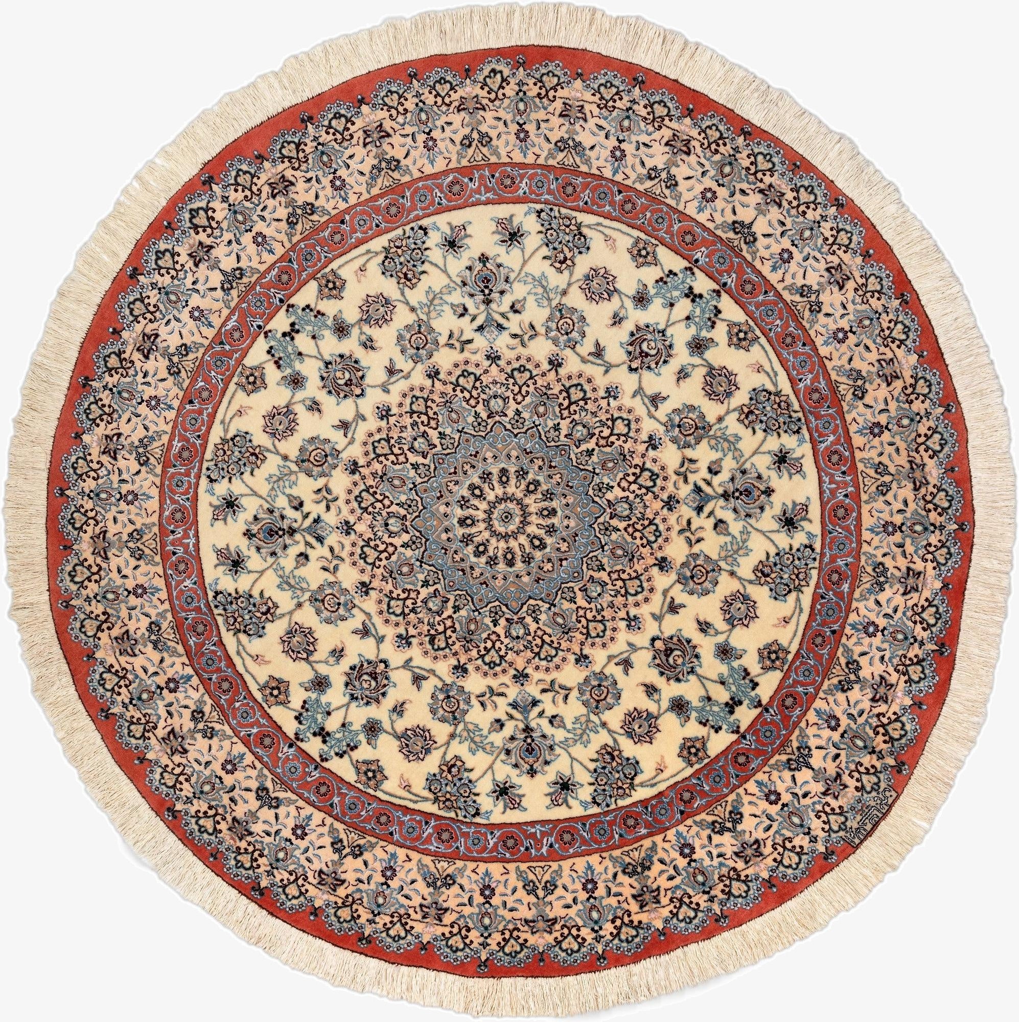 5' 3 x 5' 3 Nain Round Rug