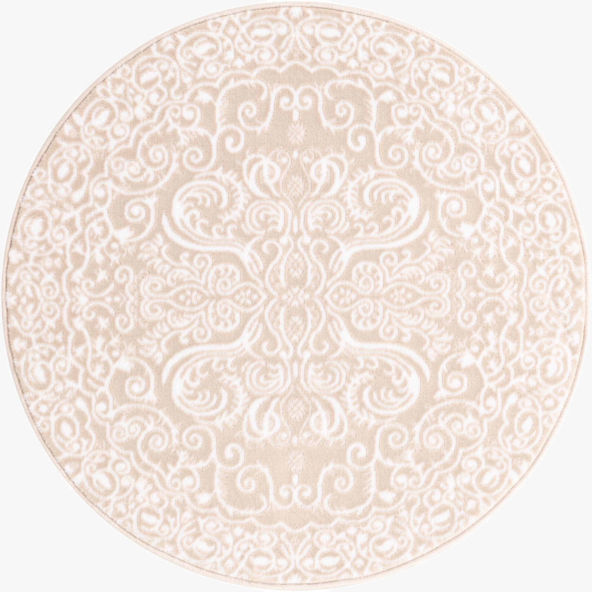 3' 3 x 3' 3 Nepal Round Rug