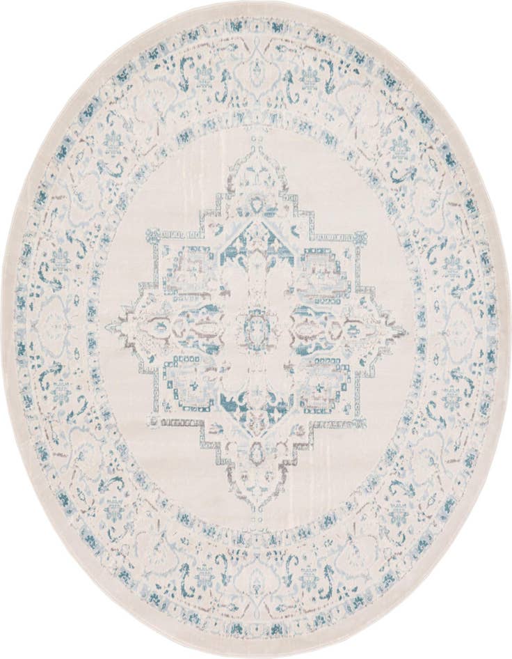 Detail image of 6' x 6' New Vintage Round Rug