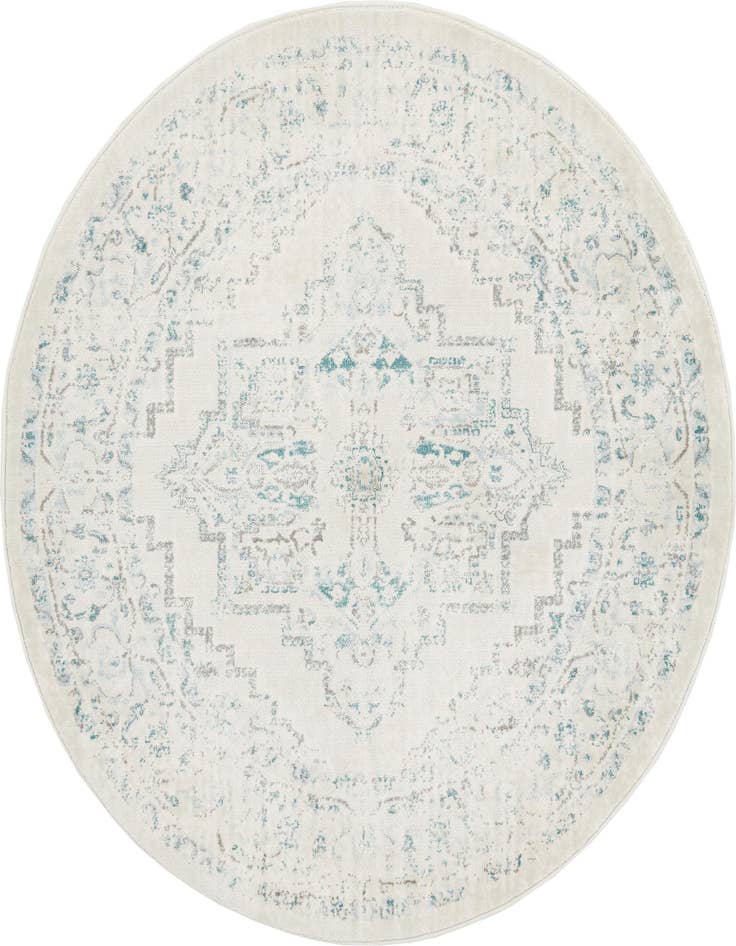 Detail image of 4' x 4' New Vintage Round Rug