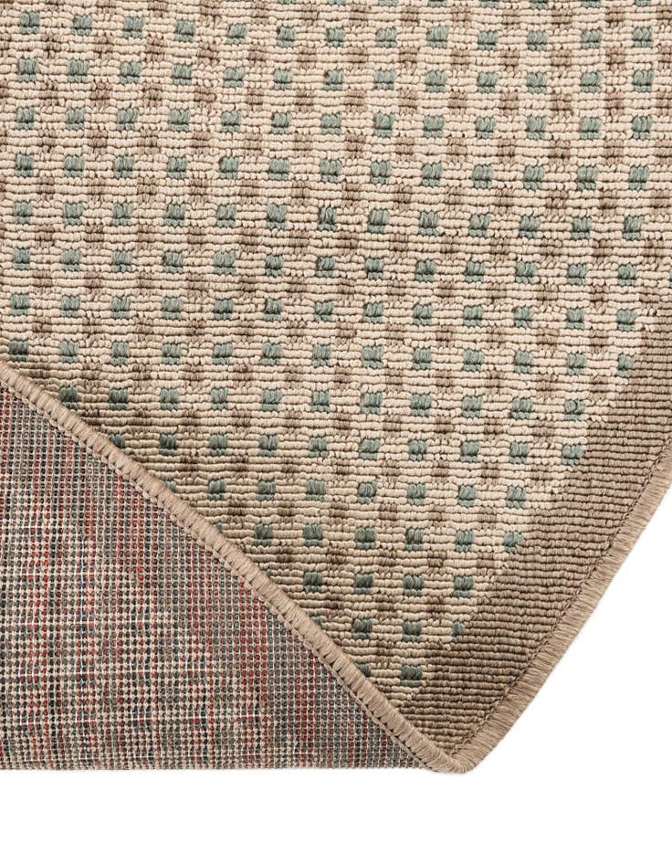 Detail image of 7' 10 x 7' 10 Easy-Clean Border Indoor / Outdoor Round Rug