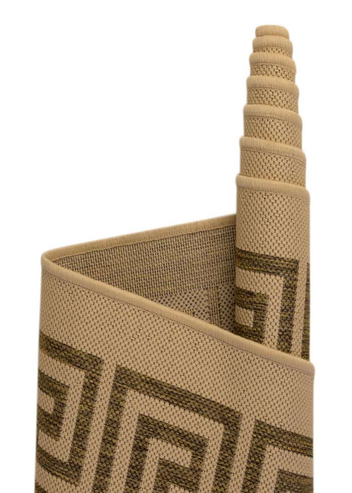 6' x 6' Easy-Clean Lattice Indoor / Outdoor Round Rug