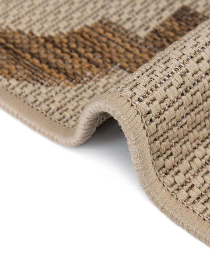 6' x 6' Easy-Clean Lattice Indoor / Outdoor Round Rug