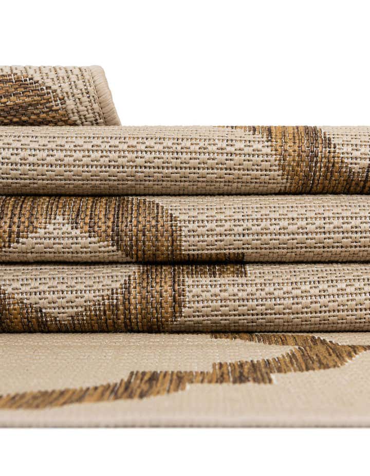 6' x 6' Easy-Clean Lattice Indoor / Outdoor Round Rug