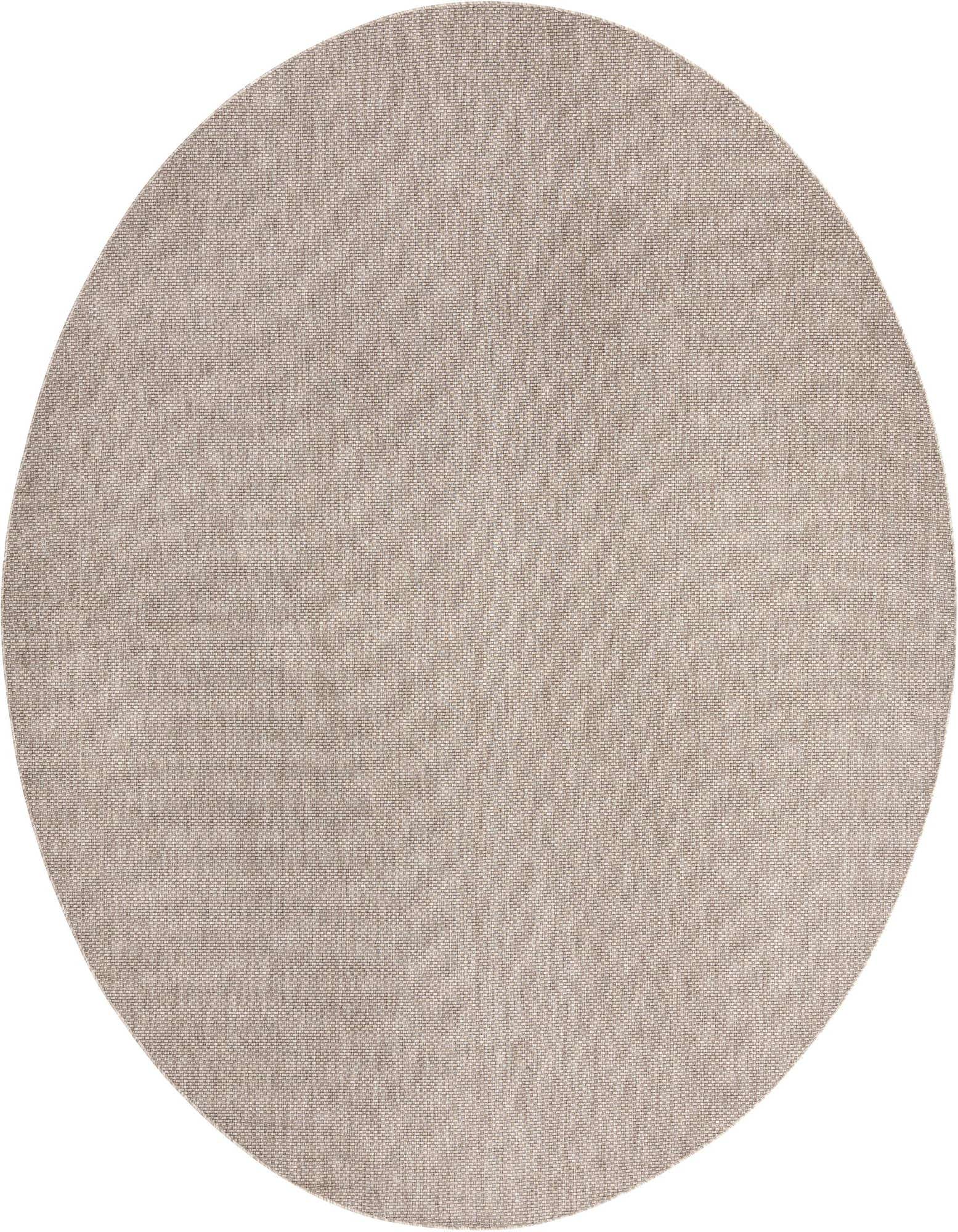 13' x 13' Easy-Clean Solid Indoor / Outdoor Round Rug
