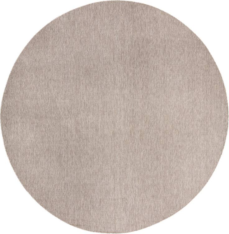 Detail image of 13' x 13' Easy-Clean Solid Indoor / Outdoor Round Rug