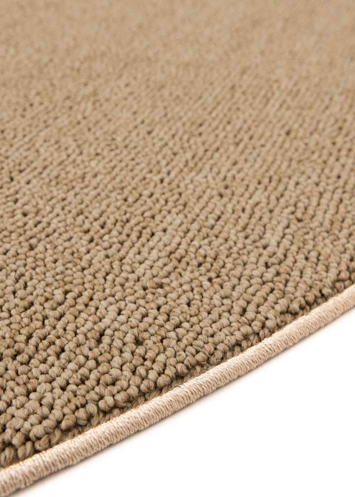 5' 3 x 5' 3 Easy-Clean Solid Indoor / Outdoor Round Rug