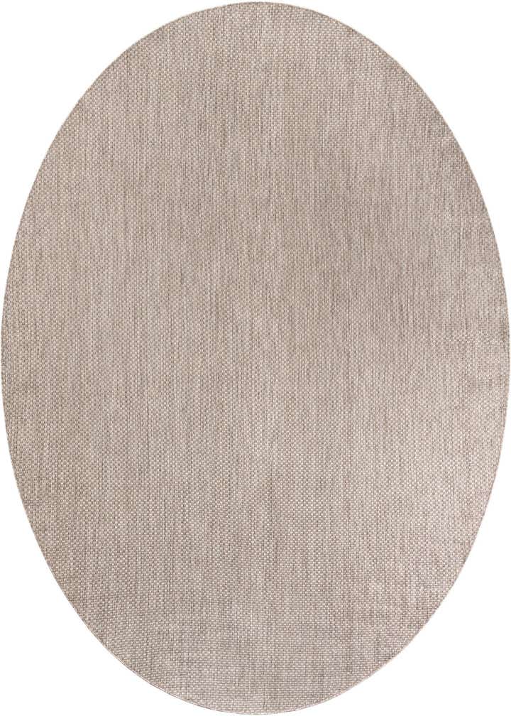 10' x 10' Easy-Clean Solid Indoor / Outdoor Round Rug