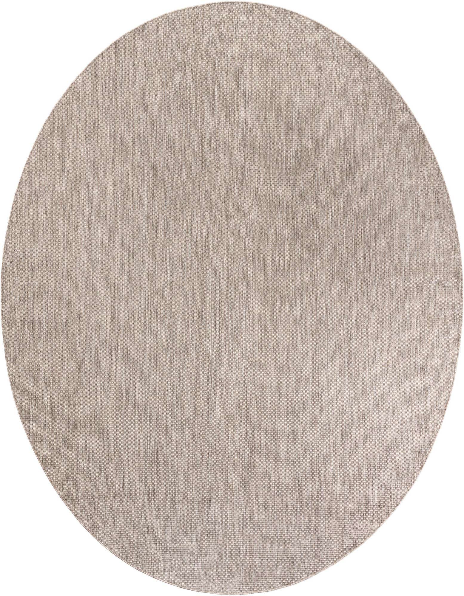 10' x 10' Easy-Clean Solid Indoor / Outdoor Round Rug