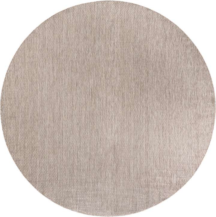10' x 10' Easy-Clean Solid Indoor / Outdoor Round Rug