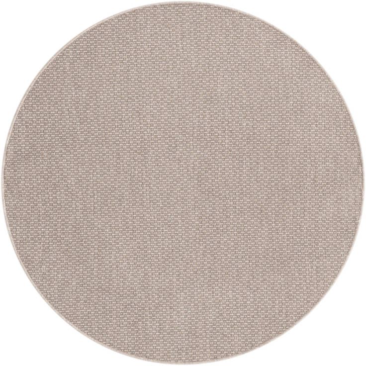 Detail image of 5' 3 x 5' 3 Easy-Clean Solid Indoor / Outdoor Round Rug
