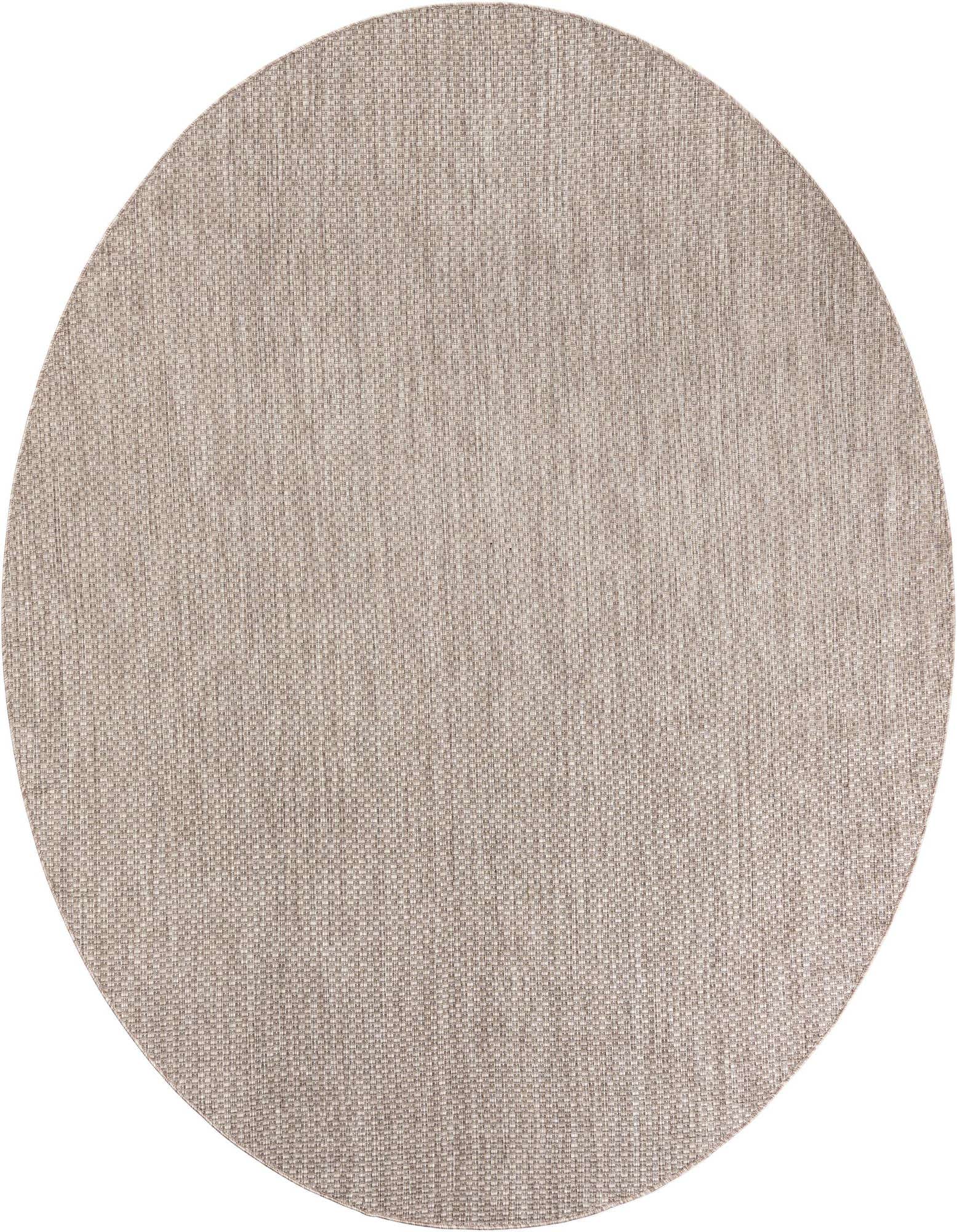 7' 10 x 7' 10 Easy-Clean Solid Indoor / Outdoor Round Rug