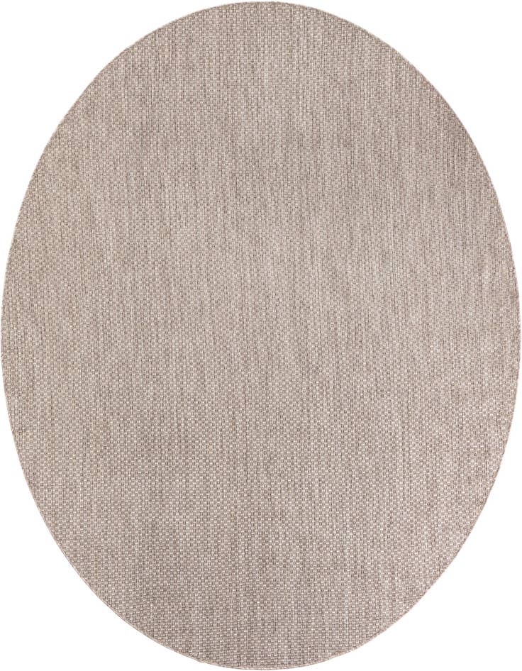 Detail image of 7' 10 x 7' 10 Easy-Clean Solid Indoor / Outdoor Round Rug