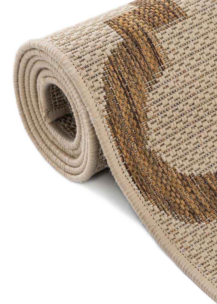 6' x 6' Easy-Clean Trellis Indoor / Outdoor Round Rug