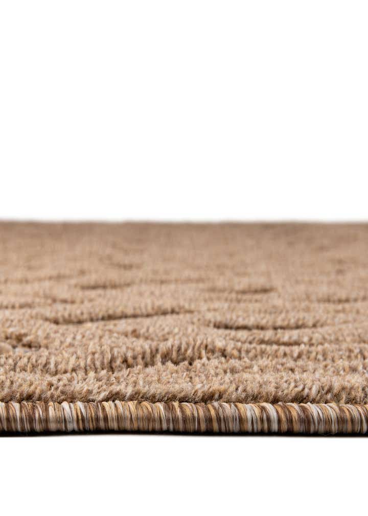 7' x 7' Easy-Clean Trellis Textured Indoor / Outdoor Round Rug