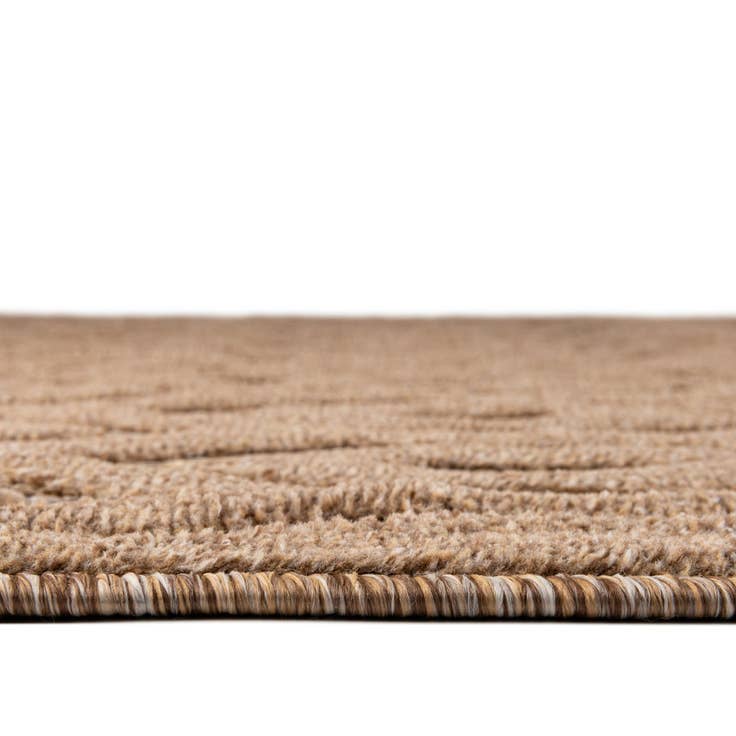 Detail image of 4' x 4' Easy-Clean Trellis Textured Indoor / Outdoor Round Rug