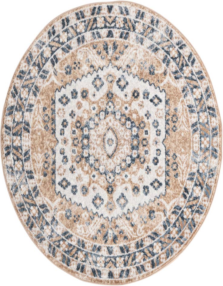 Detail image of 5' x 5' Oxford Round Rug