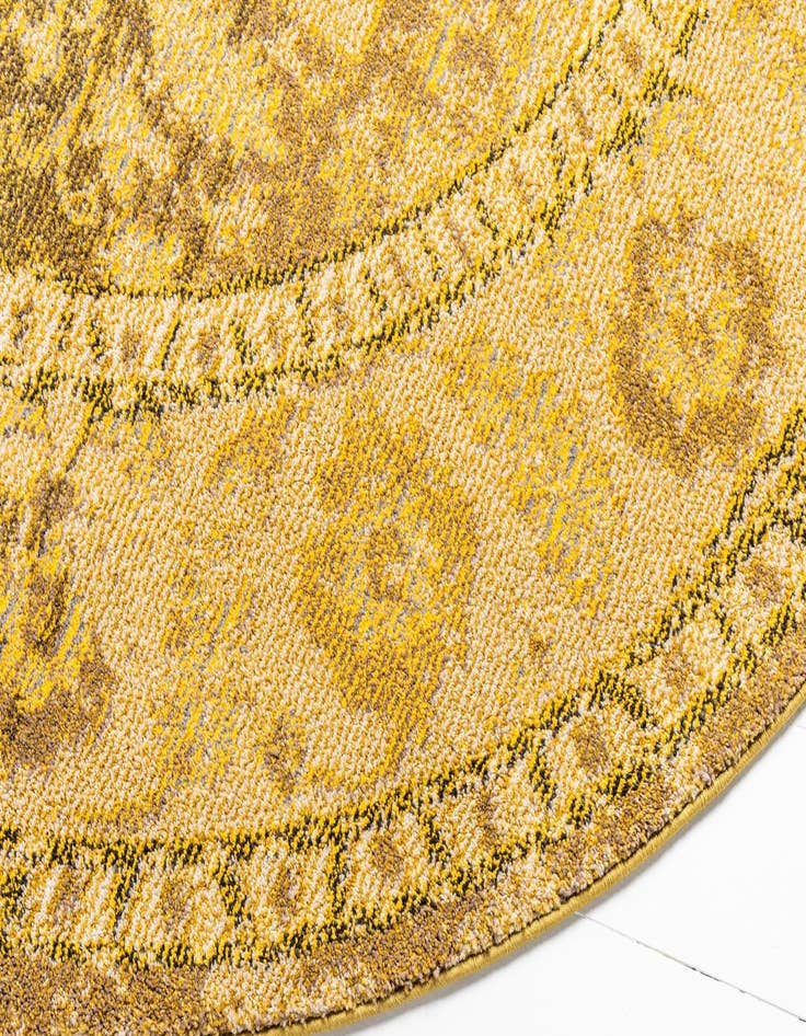 Detail image of 8' x 8'  Washable Palazzo Round Rug