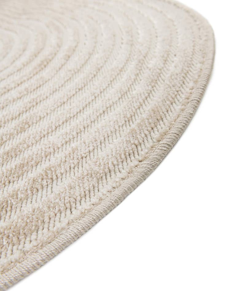 Detail image of 4' x 4'  Washable Sabrina Soto Prescott Indoor / Outdoor Round Rug