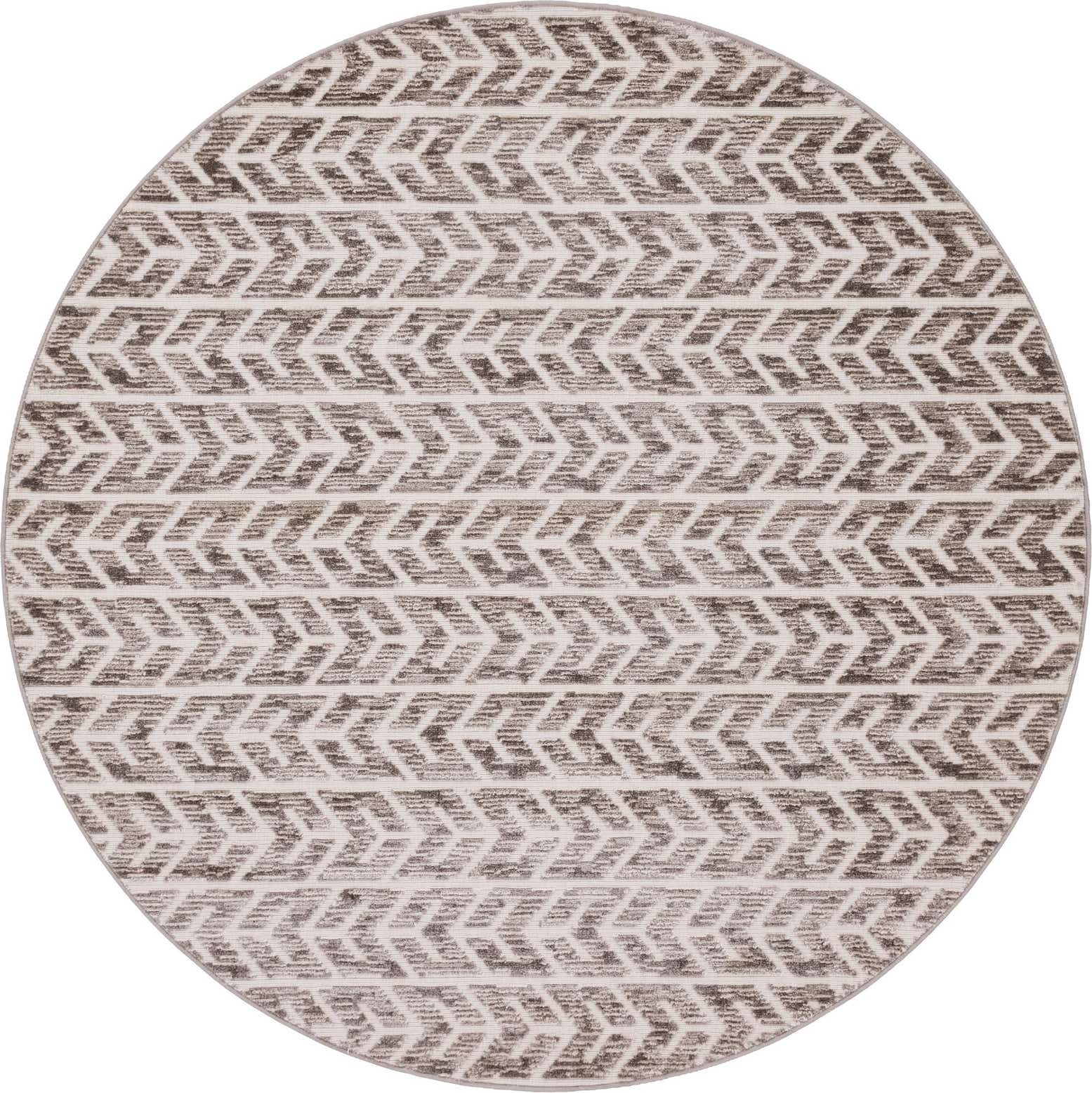 8' x 8' Easy-Clean Sabrina Soto Aston Indoor / Outdoor Round Rug