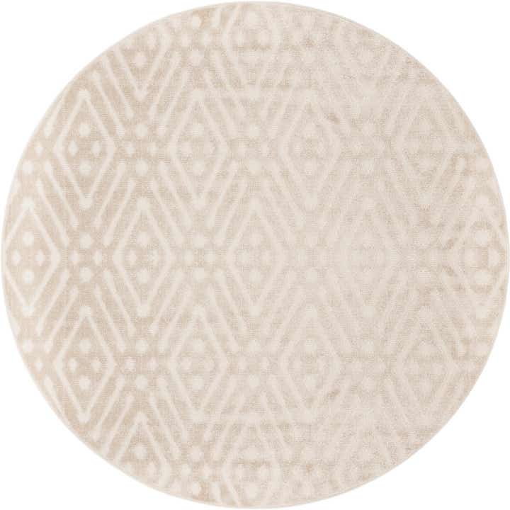 8' x 8' Easy-Clean Sabrina Soto Ella Indoor / Outdoor Round Rug