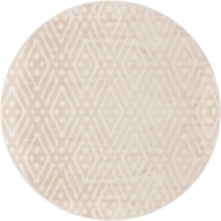 Detail image of 8' x 8' Easy-Clean Sabrina Soto Ella Indoor / Outdoor Round Rug