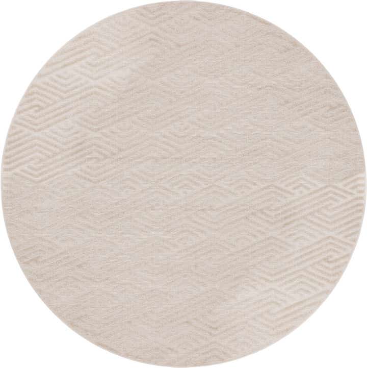 8' x 8' Easy-Clean Sabrina Soto Hudson Indoor / Outdoor Round Rug