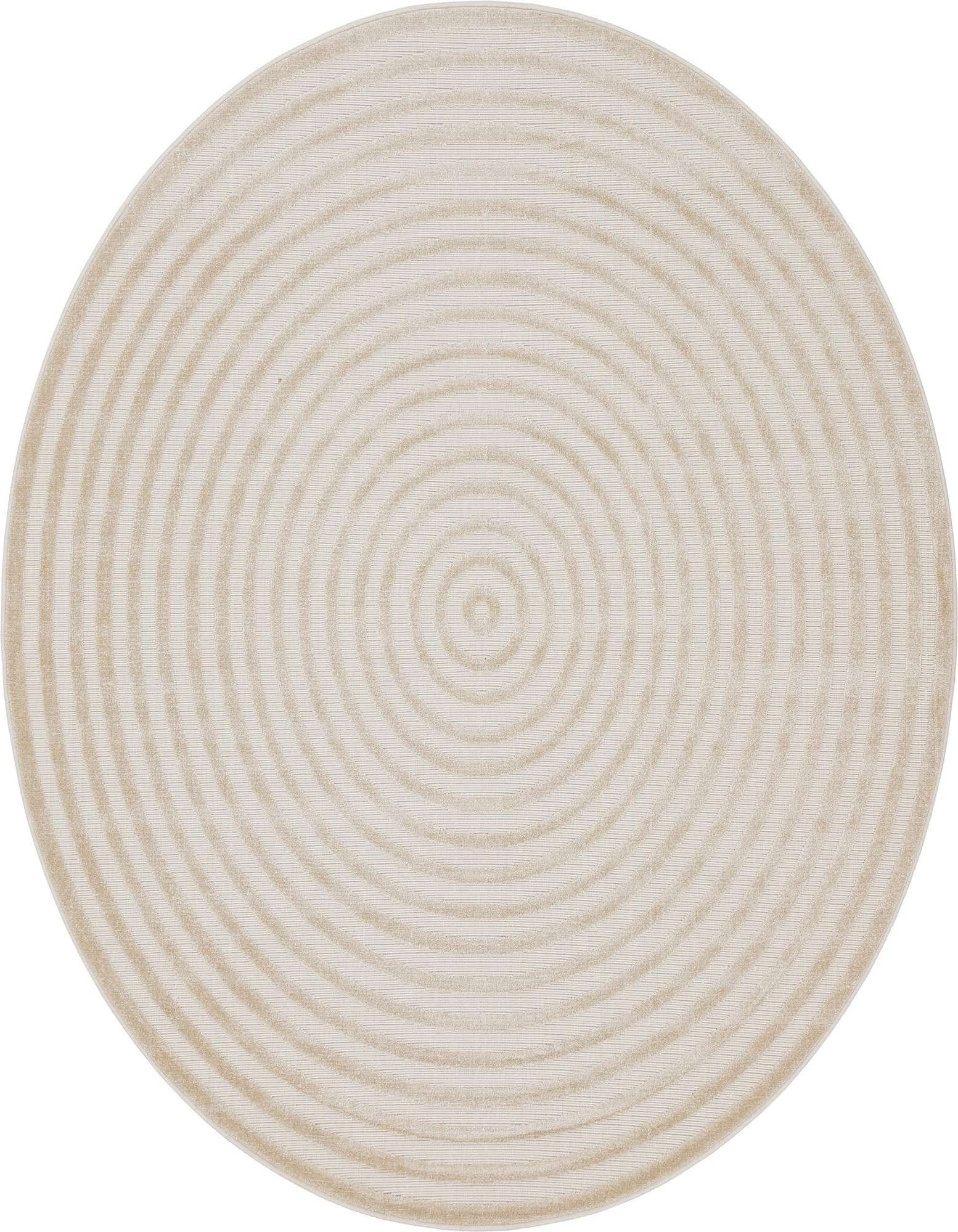 5' 3 x 5' 3 Easy-Clean Sabrina Soto Prescott Indoor / Outdoor Round Rug